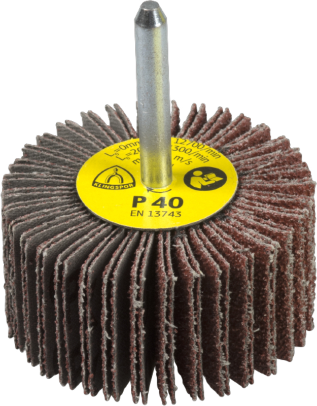 20x20mm/120g 6mm Shank KM613 Klingspor Abrasive Mop Wheels
